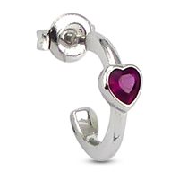 Mono orecchino Boccadamo Donna Gaya in Argento Zircone GM085R - GM085R